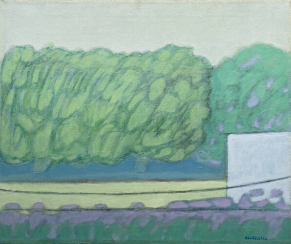 Santi Alleruzzo - Paesaggio a Messina 1986